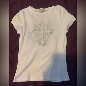 White baby tee shirt